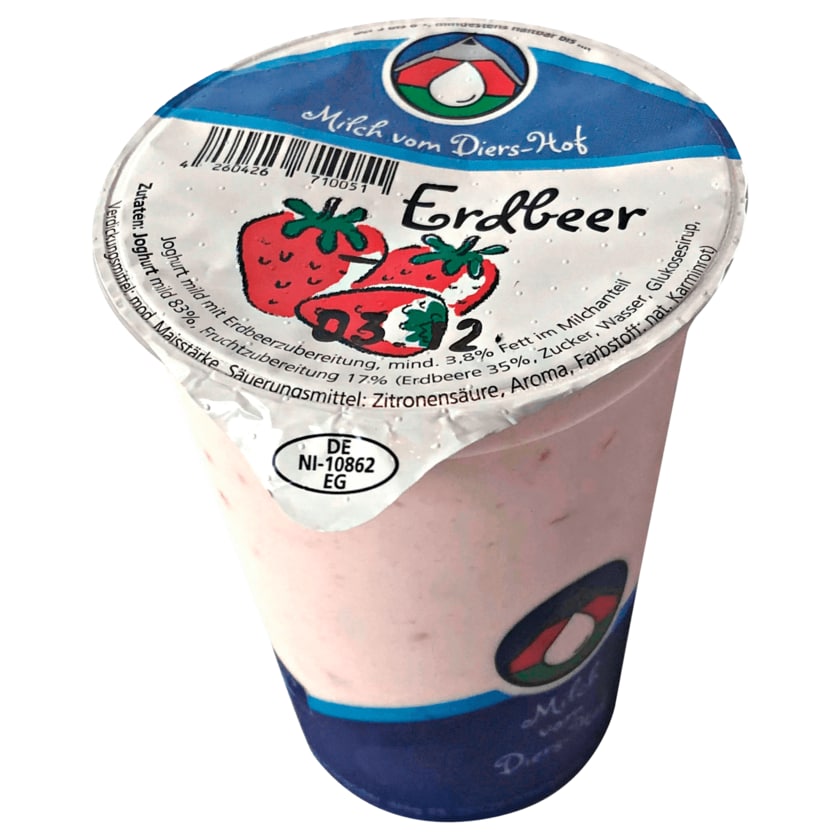 Diers-Hof Joghurt Erdbeer